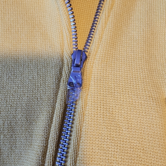 Lauren Ralph Lauren Moto-Style 100% Cotton Sweater Jacket - Size 2X - Picture 12 of 13